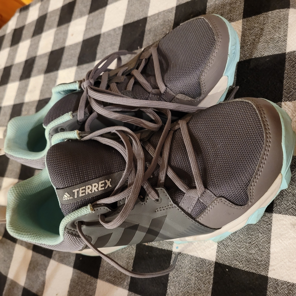 Adidas Terrex Women's Gray and Blue Shoes